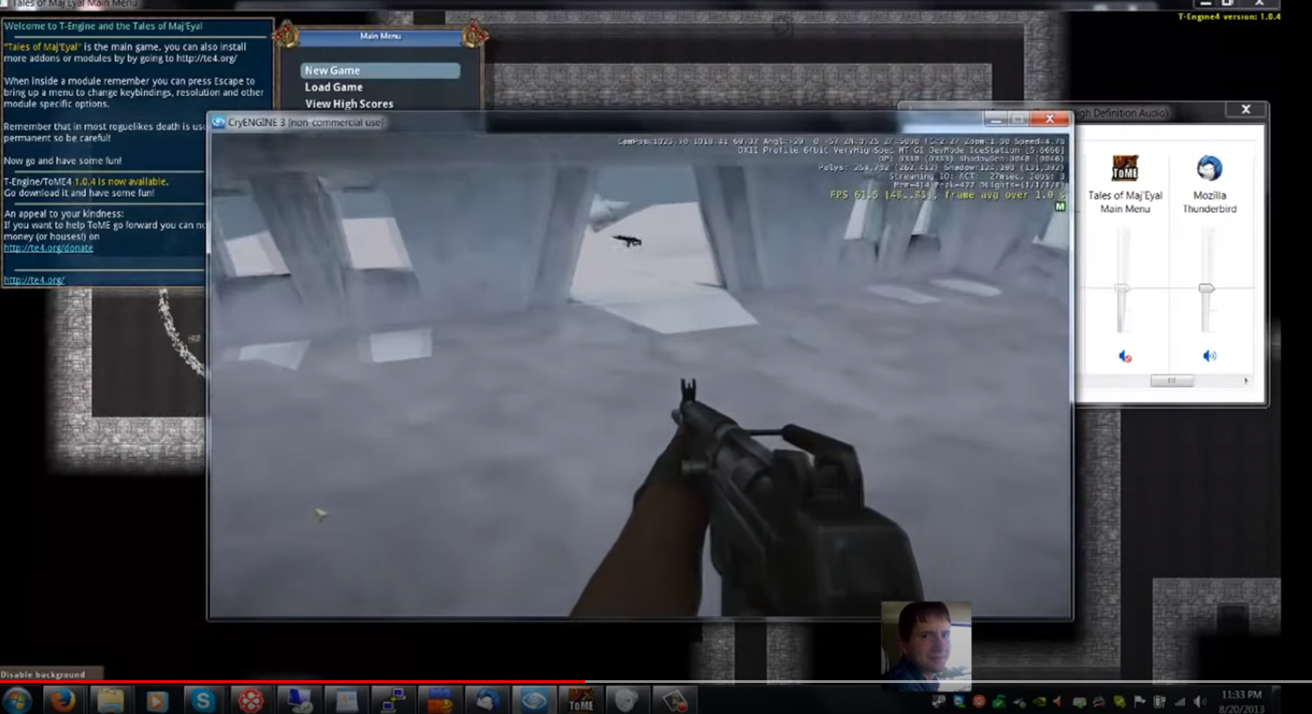 First build screenshot showing Cortez with soviet rifle on Ice Station